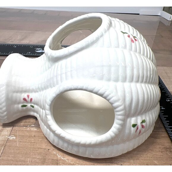 Ceramic Wall Pocket Vase Floral Design - Picture 4 of 7